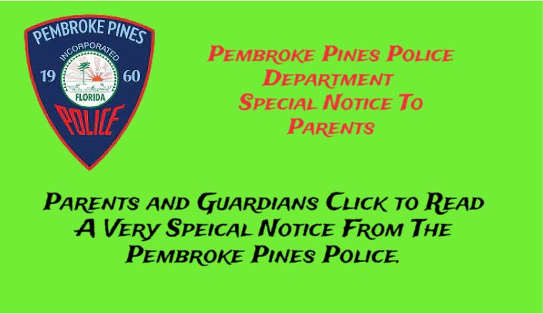 Pembroke Pines Police Notice